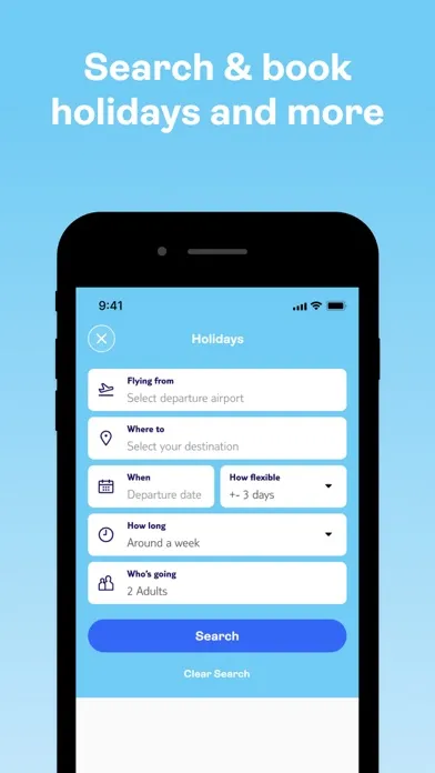 TUI app: trip itinerary